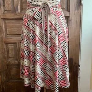 Rhapsody Vintage Style Polka Dot Skirt